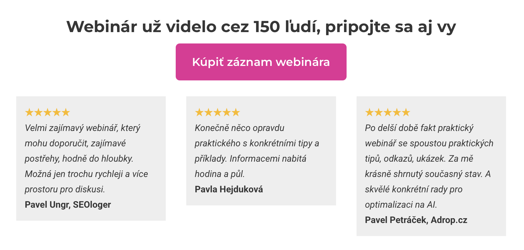 Webinář: Jak dělat SEO v době AI